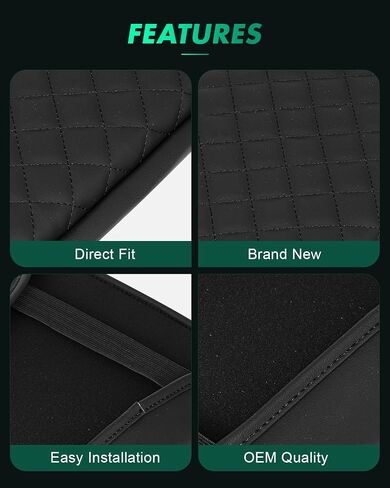 SCITOO Auto Black Center Console Armrest Cover Replacement Fit For 2010-2020 2021 2022 2023 For Toyota 4Runner Leather Cushion Protector in Saudi Arabia