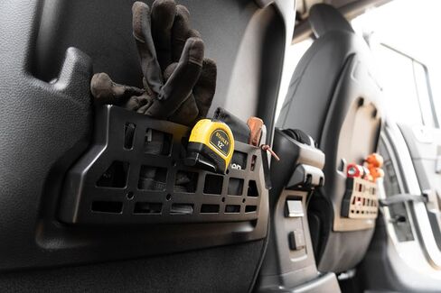 DV8 Offroad Seat Back Molle Pockets for 2018-2025 Jeep Wrangler & Gladiator Rubicon/Mojave | Replaces the Weak Factory Netting | Molle Design for Mounting Gear & Accessories | Black Powder Coat in Saudi Arabia