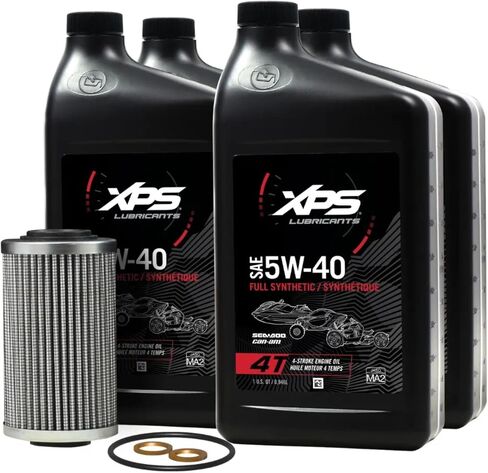 CAN-AM OEM Spyder 4T 5W-40 KIT FULL CHANTETIC DIOL THE ، 9779482 in Saudi Arabia