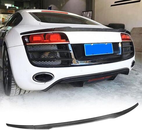 MCARCAR KIT R8 Carbon Fiber Trunk Spoiler for Audi R8 V8 V10 Hard-top Coupe 2008-2015 Rear Trunk Lid Boot Spoiler Wing Factory Outlet in Saudi Arabia