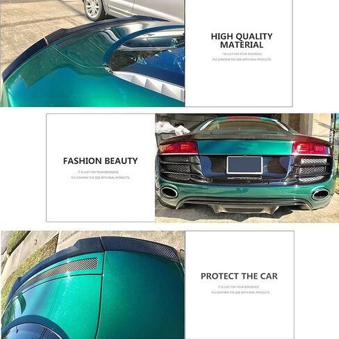 MCARCAR KIT R8 Carbon Fiber Trunk Spoiler for Audi R8 V8 V10 Hard-top Coupe 2008-2015 Rear Trunk Lid Boot Spoiler Wing Factory Outlet in Saudi Arabia