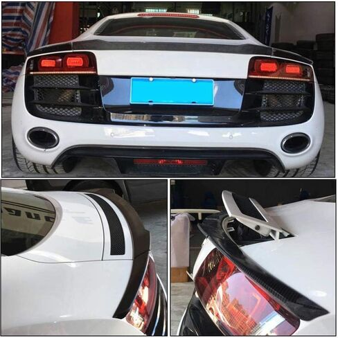 MCARCAR KIT R8 Carbon Fiber Trunk Spoiler for Audi R8 V8 V10 Hard-top Coupe 2008-2015 Rear Trunk Lid Boot Spoiler Wing Factory Outlet in Saudi Arabia