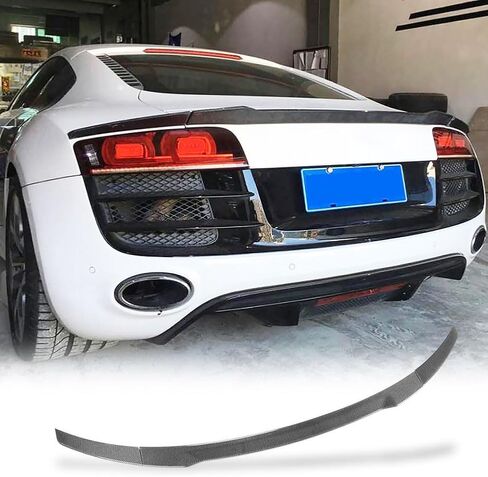 MCARCAR KIT R8 Carbon Fiber Trunk Spoiler for Audi R8 V8 V10 Hard-top Coupe 2008-2015 Rear Trunk Lid Boot Spoiler Wing Factory Outlet in Saudi Arabia