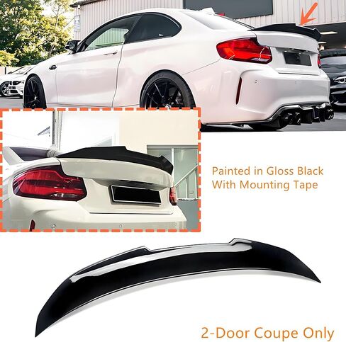 المفسد الجذع الخلفي يناسب جناح BMW 2 السلسلة F22 Coupe F87 M2 2014-2020 228i/ 230i/ M235i/ M240i M Style Decklid Lip Accesories in Kuwait