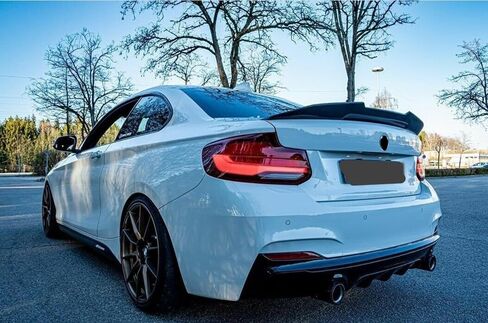المفسد الجذع الخلفي يناسب جناح BMW 2 السلسلة F22 Coupe F87 M2 2014-2020 228i/ 230i/ M235i/ M240i M Style Decklid Lip Accesories in Kuwait