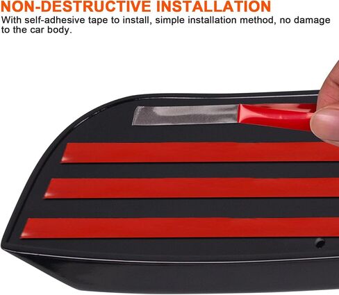 Fit for Toyota Corolla 2020-2024 Sedan Rear Roof Spoiler Window Visor,Painted Black Rear Roof Wing in Saudi Arabia