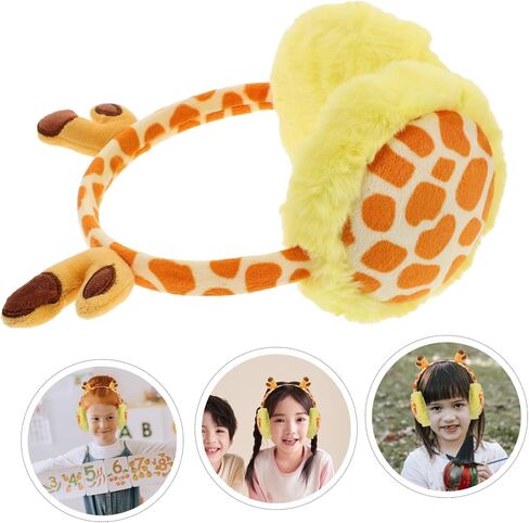 LIFKOME Cute Animal Ear Warmer Headband Kids' Winter Ear Muffs Plush Comfortable for Boys Girls in Saudi Arabia