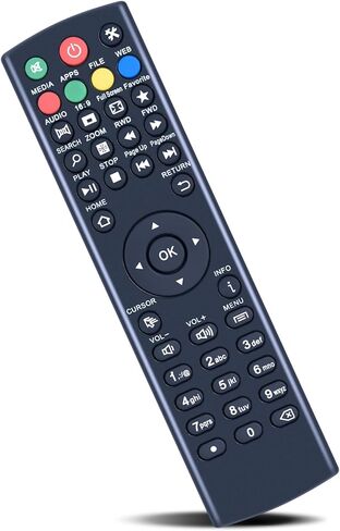 K3 Universal Replacement Remote Control for Super Box S1, S2, S3, S4, S5 Pro,S5,S6 Max,S6 Ultra, and Octastream Q1,Elite II,MAX IV,Elite Max, and MagaBox, for Mars box remote（Whitout “TV "Buttons） in Kuwait