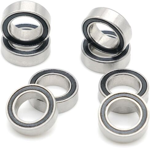 MR85RS يحمل 10pcs 5x8x2.5 مم ABC-7 Hobby RC Car Truck MR85 RS 2RS BALL BELINGS Black Sealed in Kuwait