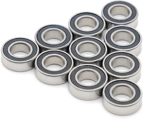 MR126 RS Ball Bearing 6x12x4 mm 10pcs ABEC-7 Chrome Steel Groove Ball Bearings MR 126 RS in Kuwait