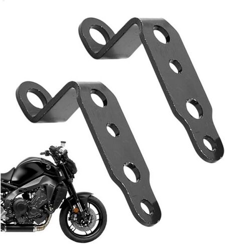 2 Pack Motorcycle Auxiliary Light Mount Bracket, Spotlight Mounting Bracket, Headlight Light Pods Bracket Extension Holders, Stainless Steel Spotlight Stand, Motorbike Scooter Accessories in Saudi Arabia