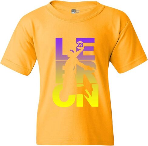 L23 23 LA Basketball Sports Fan Wear Youth Kids T-Shirt Tee in Kuwait