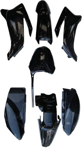 TTR110 Plastics Plastic Fender Body Parts يناسب TT-R110E 2008-2015 PIT BIKE (Black) in Saudi Arabia