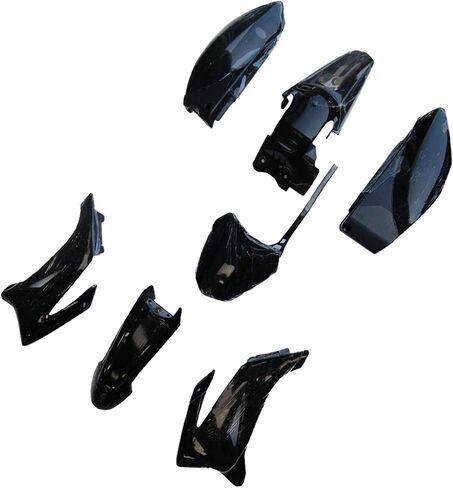 TTR110 Plastics Plastic Fender Body Parts يناسب TT-R110E 2008-2015 PIT BIKE (Black) in Saudi Arabia
