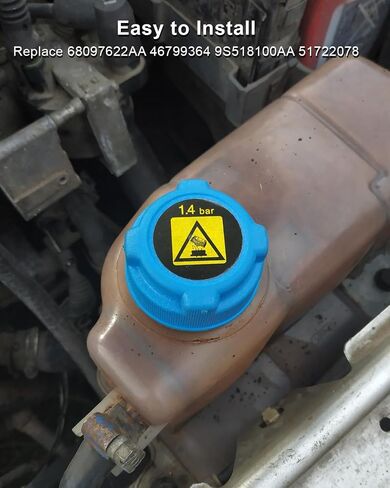 Coolant Reservoir Cap Fit for Ram Promaster 1500 2500 3500 2014-2024, Replace 68097622AA 46799364 9S518100AA 51722078 in Saudi Arabia