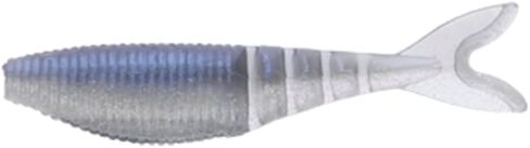 Yamamoto Zako 4" Multi-Use Soft Plastic Fishing Angling Swimbait Lure Designed to Mimic Bluegill or Shad - 6 Pack, Rainbow Shad in Saudi Arabia