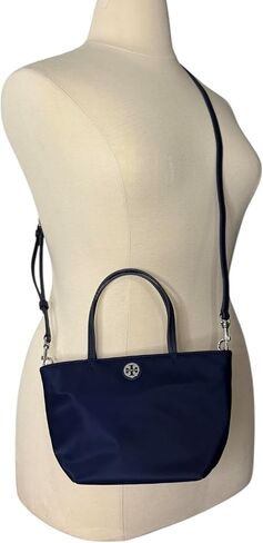 Tory Burch Women's Ella Nylon Mini Tote (Tory Navy) in Saudi Arabia