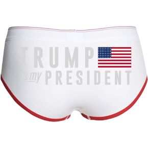 CafePress Trump Is My President Women's Boy Brief Women's Boy Brief, Boyshort Panty Underwear with Novelty Design in Saudi Arabia