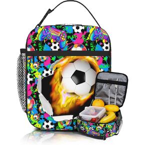 Cute Cool Graffiti Bear Lunch Box For Girls Boys Kids Student，Animal Lunch Box，Bear Kids Lunch Bag Insulated Cooler Reusable Lunch Bag Food Bag Container Gifts For Work Office Picnic Travel School in Saudi Arabia