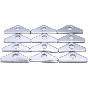 12 pcs/set shlpdfm chrome silver valve cover mini tabs cover cover table table tabatible مع SBF Small Block Ford 289 302 351W in Kuwait