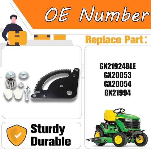 Steering Sector Gear & Pinion Kit for John Deere LA Series - 25 Tooth LA120, LA125, LA130, LA135, LA140, LA145, LA150 OE#GX21924BLE, GX20053, GX20054 in Saudi Arabia