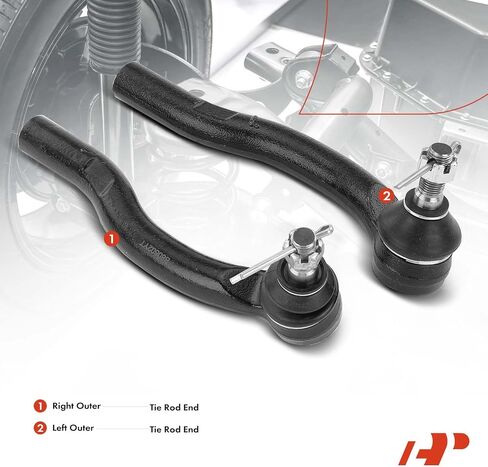 A-Premium Power Steering Rack and Pinion & Outer Tie Rod End Kit Compatible with Toyota Camry 2004-2006, Solara 2004-2008 & Lexus ES330 2004-2006, 3-PC Set in Saudi Arabia