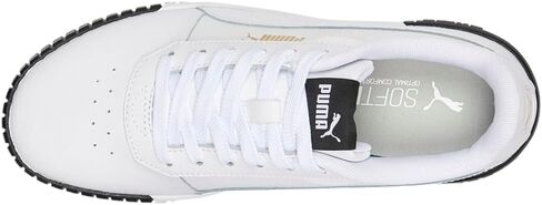 PUMA Womens Carina 2.0 Platform Sneakers Shoes Casual, White/White/Team Gold, 9.5 M in Saudi Arabia