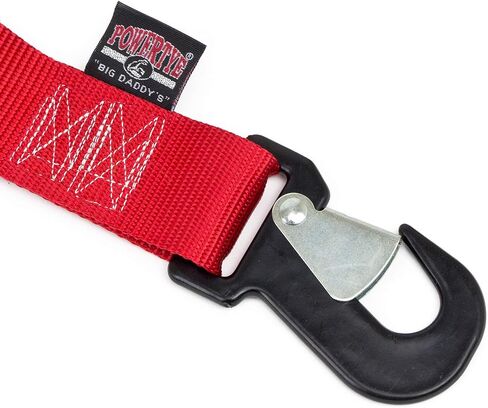 طقم مقطورة Powertye 2in × 7ft Premium مع Big Daddy Ratchet Downs ، والسنانير الآمنة ، و Soft -Tye ، وحقيبة التخزين - مصنوعة في الولايات المتحدة الأمريكية - 1500 رطل WLL / 4500 رطل. in Kuwait