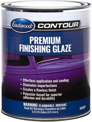 Eastwood Contour Premium Finishing Glaze | سهلة التطبيق لمعجون البوليستر الصقيل للسيارات من أجهزة الجسم | يلغي العيوب ويخلق الانتهاء من العيوب على ناعمة | 0.9L in Saudi Arabia