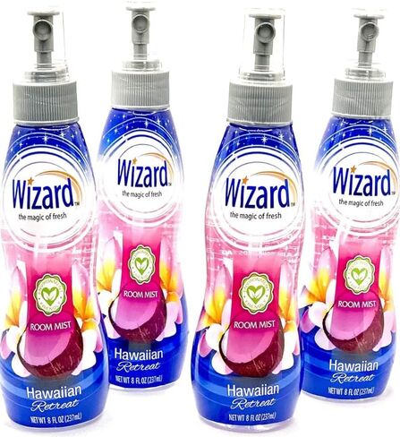 Wizard Room Mist Hawaiian Retreat 4x Air Freshener Spray Bottles in Saudi Arabia