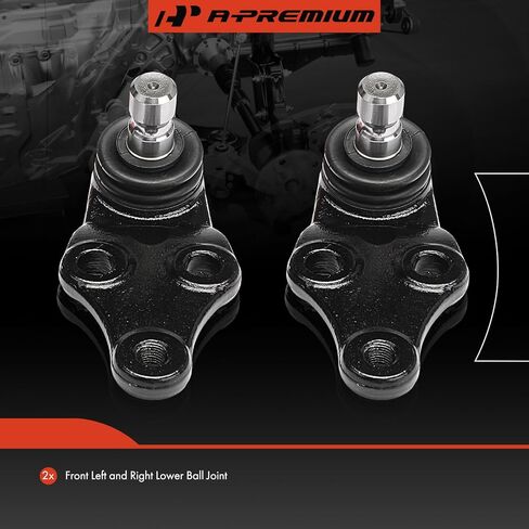 A-Premium 2 x Front Lower Ball Joints, Compatible with Hyundai Sonata 2011-2014, Santa Fe 2013-2018, Santa Fe Sport 2013-2018, Santa Fe XL 2013-2019, Azera 2012-2014 & Kia Optima, Sorento, Rondo in Saudi Arabia