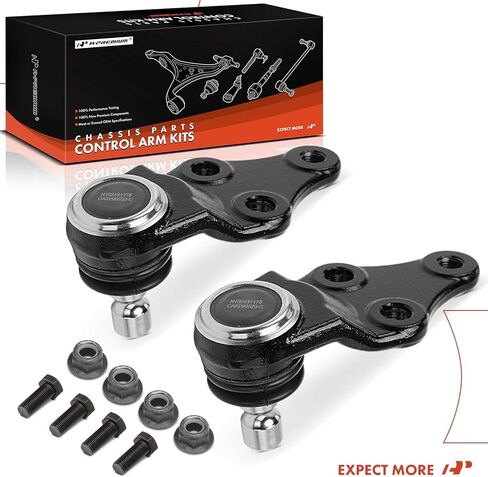A-Premium 2 x Front Lower Ball Joints, Compatible with Hyundai Sonata 2011-2014, Santa Fe 2013-2018, Santa Fe Sport 2013-2018, Santa Fe XL 2013-2019, Azera 2012-2014 & Kia Optima, Sorento, Rondo in Saudi Arabia