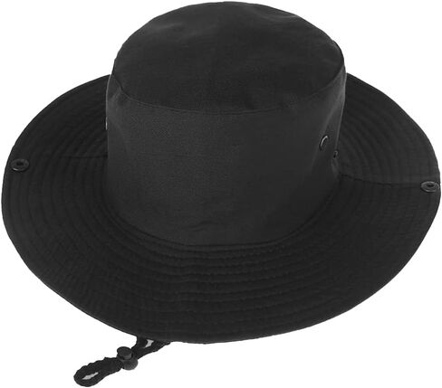 Womens Sun Hat Wide Brim Bucket Hats Hiking Fishing UV Protection Safari Boonie Hat for Men Women（L 24" /61cm，M 22.83"/58cm） White in Kuwait