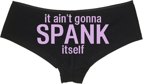 Knaughty Knickers - It Ain't Gonna Spank Itself Boy Short Panties - It Aint gonna spank boyshort underwear in Saudi Arabia