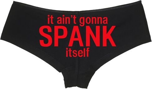 Knaughty Knickers - It Ain't Gonna Spank Itself Boy Short Panties - It Aint gonna spank boyshort underwear in Saudi Arabia