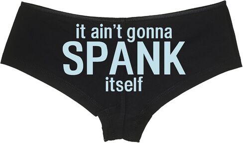 Knaughty Knickers - It Ain't Gonna Spank Itself Boy Short Panties - It Aint gonna spank boyshort underwear in Saudi Arabia