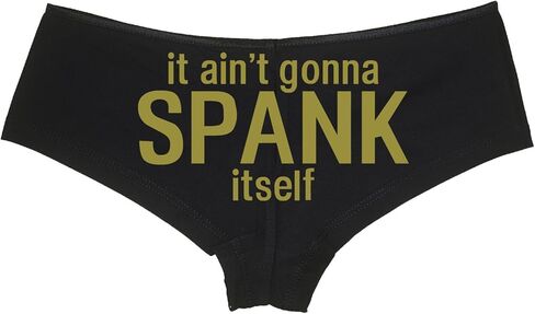 Knaughty Knickers - It Ain't Gonna Spank Itself Boy Short Panties - It Aint gonna spank boyshort underwear in Saudi Arabia