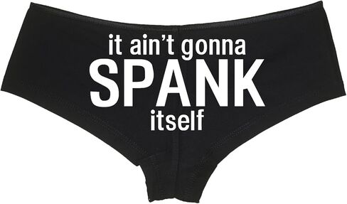 Knaughty Knickers - It Ain't Gonna Spank Itself Boy Short Panties - It Aint gonna spank boyshort underwear in Saudi Arabia