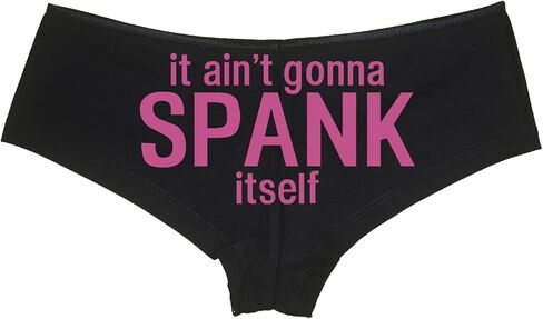 Knaughty Knickers - It Ain't Gonna Spank Itself Boy Short Panties - It Aint gonna spank boyshort underwear in Saudi Arabia