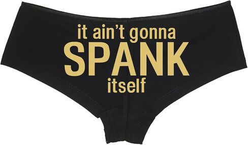 Knaughty Knickers - It Ain't Gonna Spank Itself Boy Short Panties - It Aint gonna spank boyshort underwear in Saudi Arabia