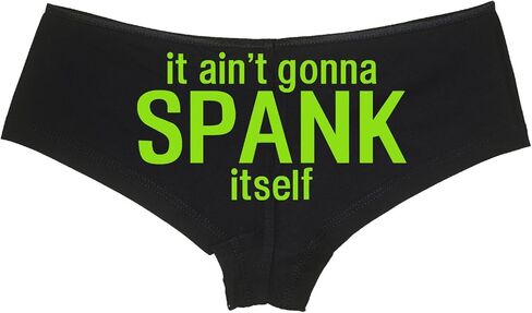 Knaughty Knickers - It Ain't Gonna Spank Itself Boy Short Panties - It Aint gonna spank boyshort underwear in Saudi Arabia