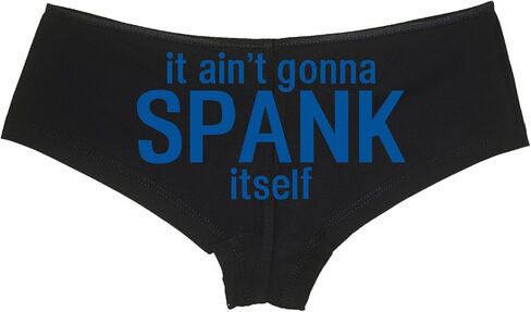 Knaughty Knickers - It Ain't Gonna Spank Itself Boy Short Panties - It Aint gonna spank boyshort underwear in Saudi Arabia