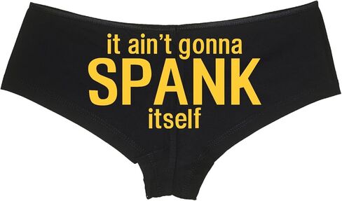 Knaughty Knickers - It Ain't Gonna Spank Itself Boy Short Panties - It Aint gonna spank boyshort underwear in Saudi Arabia