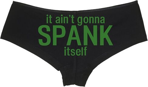 Knaughty Knickers - It Ain't Gonna Spank Itself Boy Short Panties - It Aint gonna spank boyshort underwear in Saudi Arabia