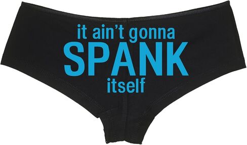 Knaughty Knickers - It Ain't Gonna Spank Itself Boy Short Panties - It Aint gonna spank boyshort underwear in Saudi Arabia