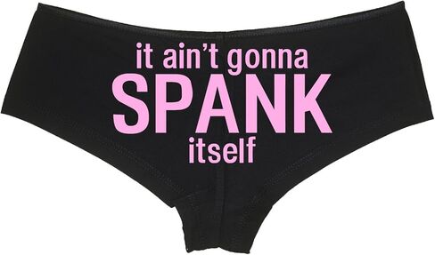 Knaughty Knickers - It Ain't Gonna Spank Itself Boy Short Panties - It Aint gonna spank boyshort underwear in Saudi Arabia