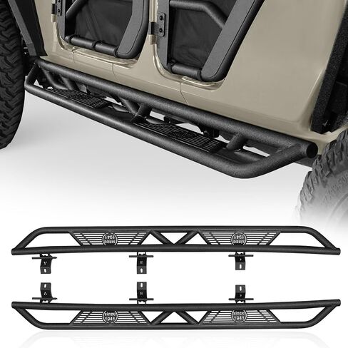 Hoke Road Gladiator Running Side Step Slider Nerf Bars for Jeep Gladiator JT Pickup Truck 2020 2021 2022 2023 2024 2025 in Saudi Arabia