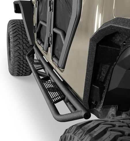 Hoke Road Gladiator Running Side Step Slider Nerf Bars for Jeep Gladiator JT Pickup Truck 2020 2021 2022 2023 2024 2025 in Saudi Arabia