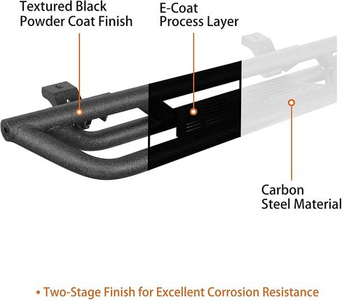 Hoke Road Gladiator Running Side Step Slider Nerf Bars for Jeep Gladiator JT Pickup Truck 2020 2021 2022 2023 2024 2025 in Saudi Arabia