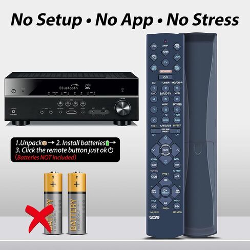 Universal Remote Control fit for Yamaha RAV206 RAV210 RAV204 V4731900 V4297600 HTR-5250 RX-V596 RX-V596RDS V6940901 RX-V420 RX-V520 RAV205 AV A/V Receiver in Kuwait